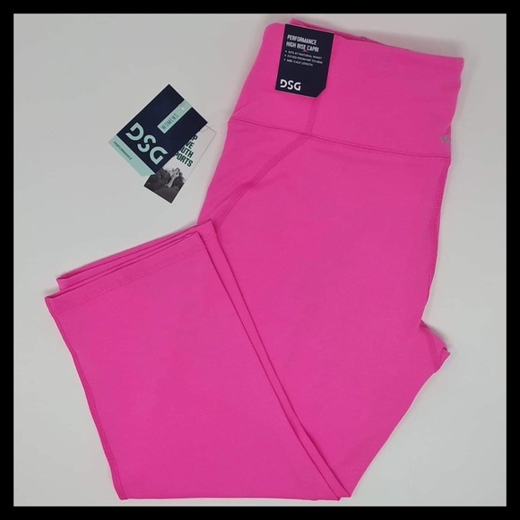 DSG Performance High Rise Capris Power Pink - Picture 2 of 6